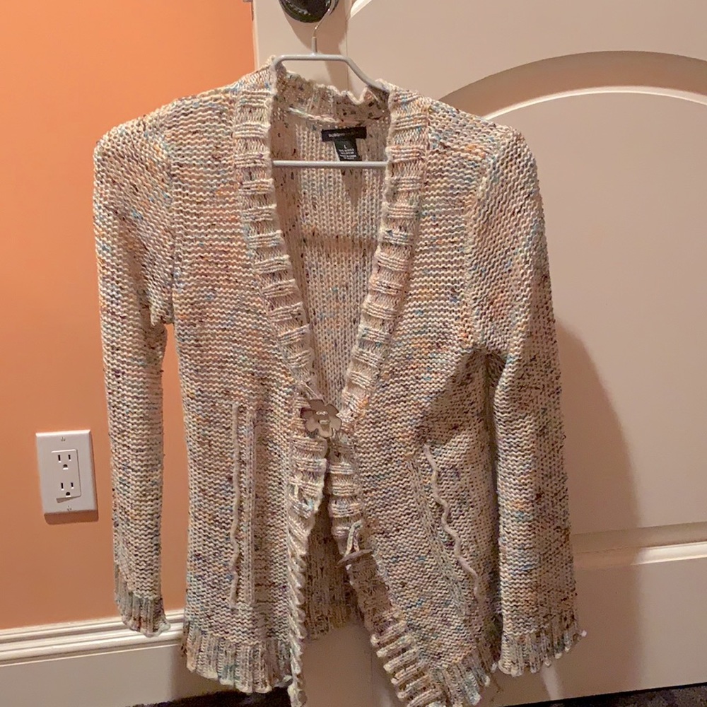 BCBG Maxazria crochet cardigan